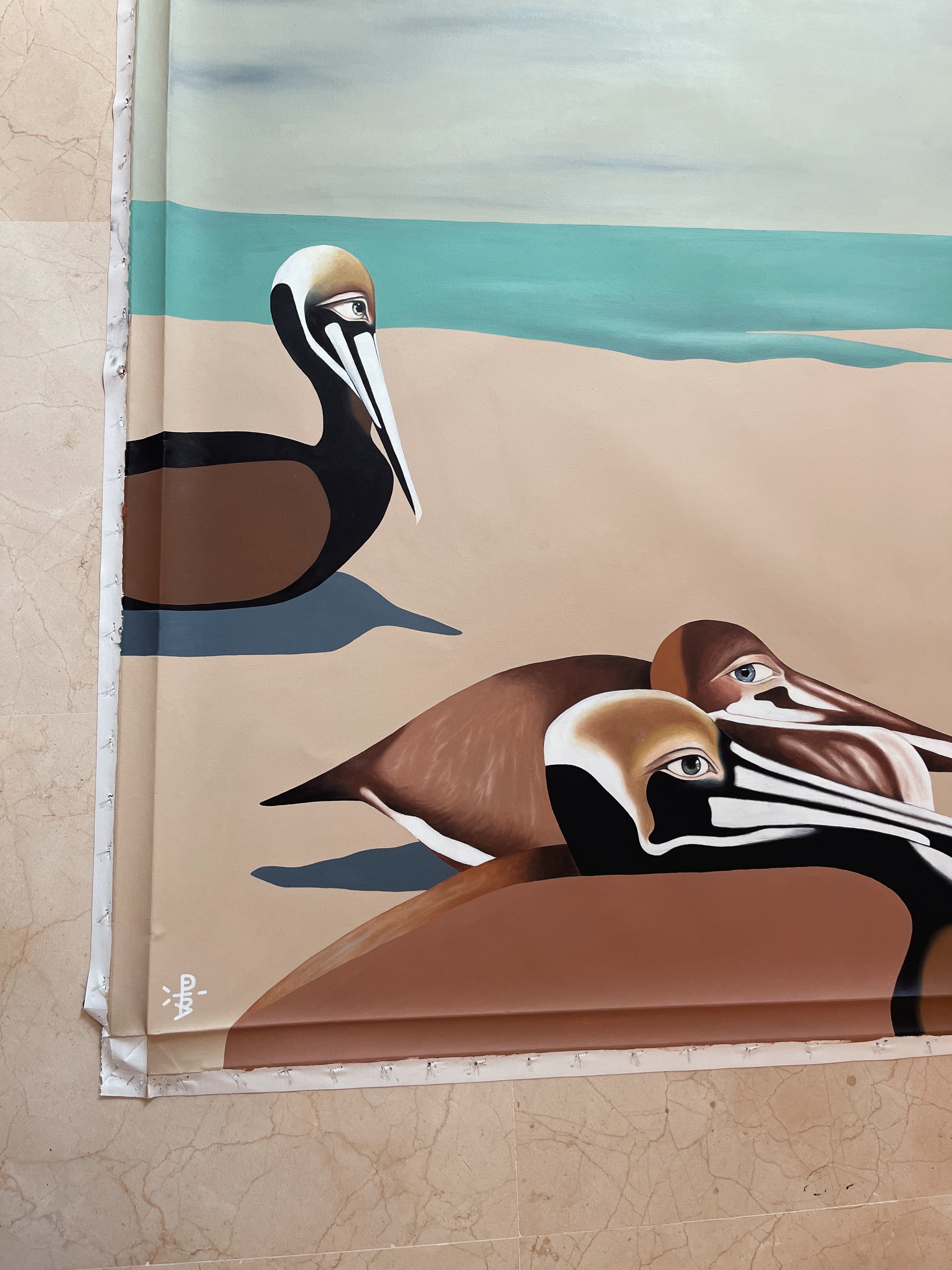 "Witnesses" 120 x 180 cm