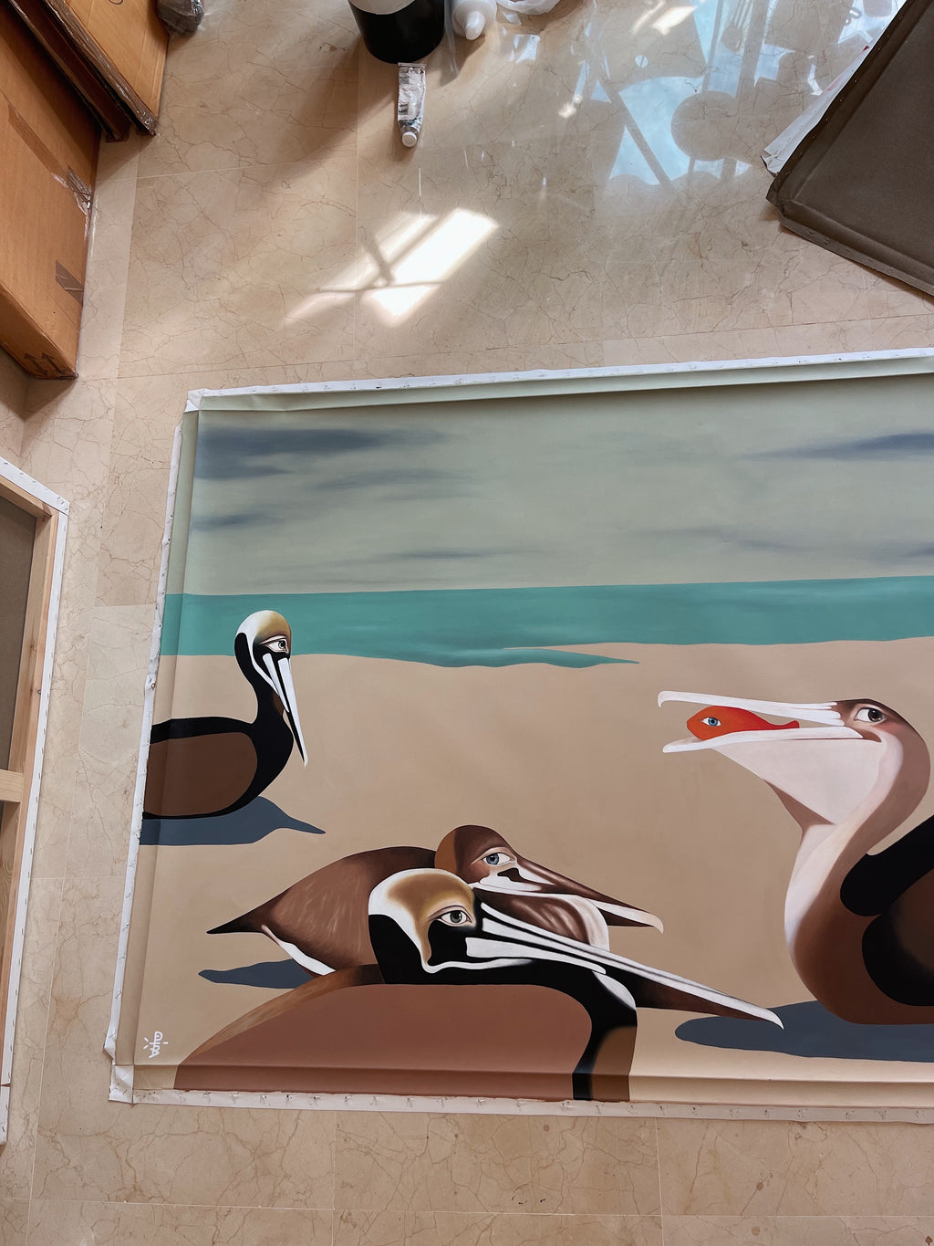 "Witnesses" 120 x 180 cm