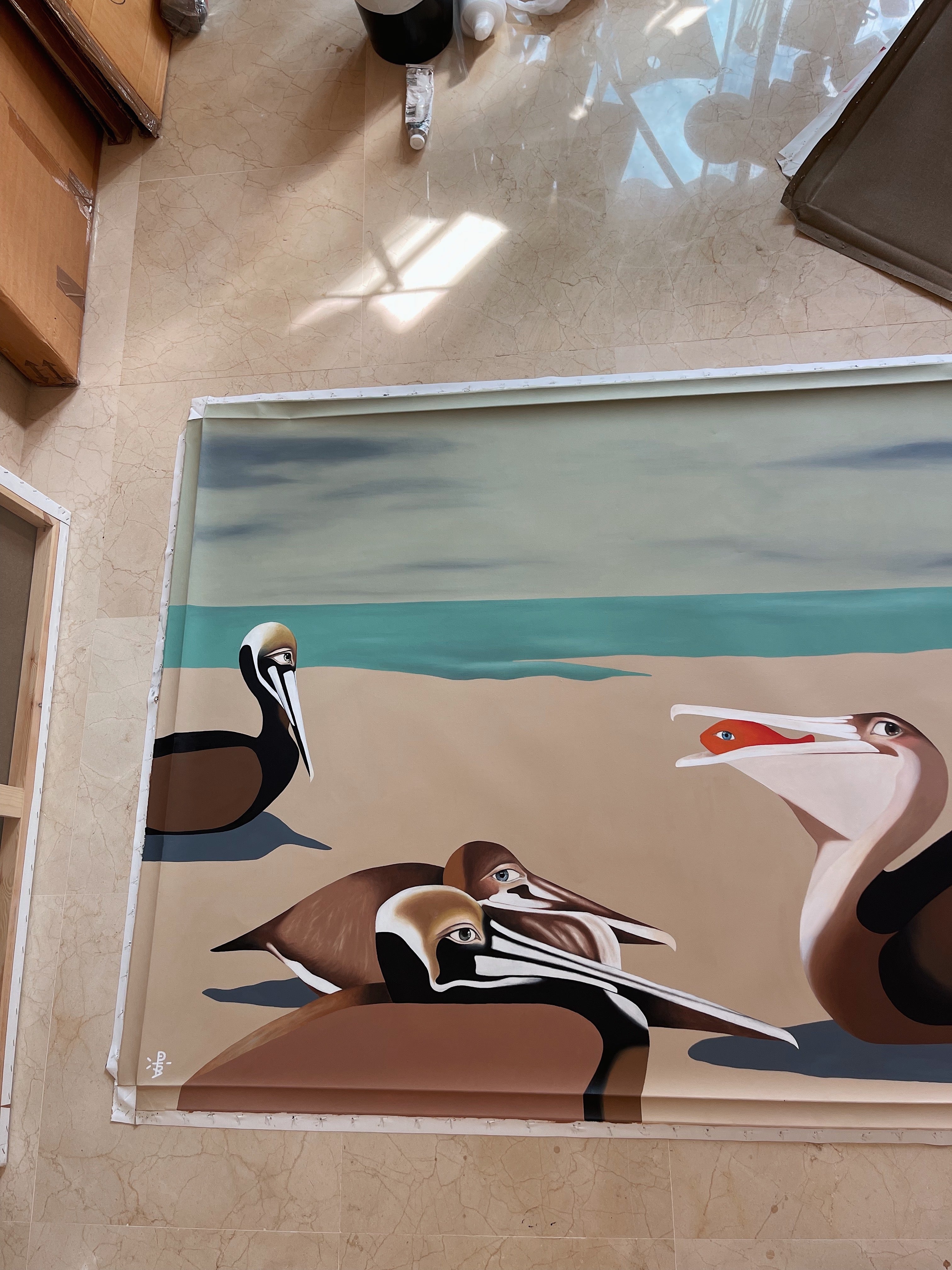 "Witnesses" 120 x 180 cm