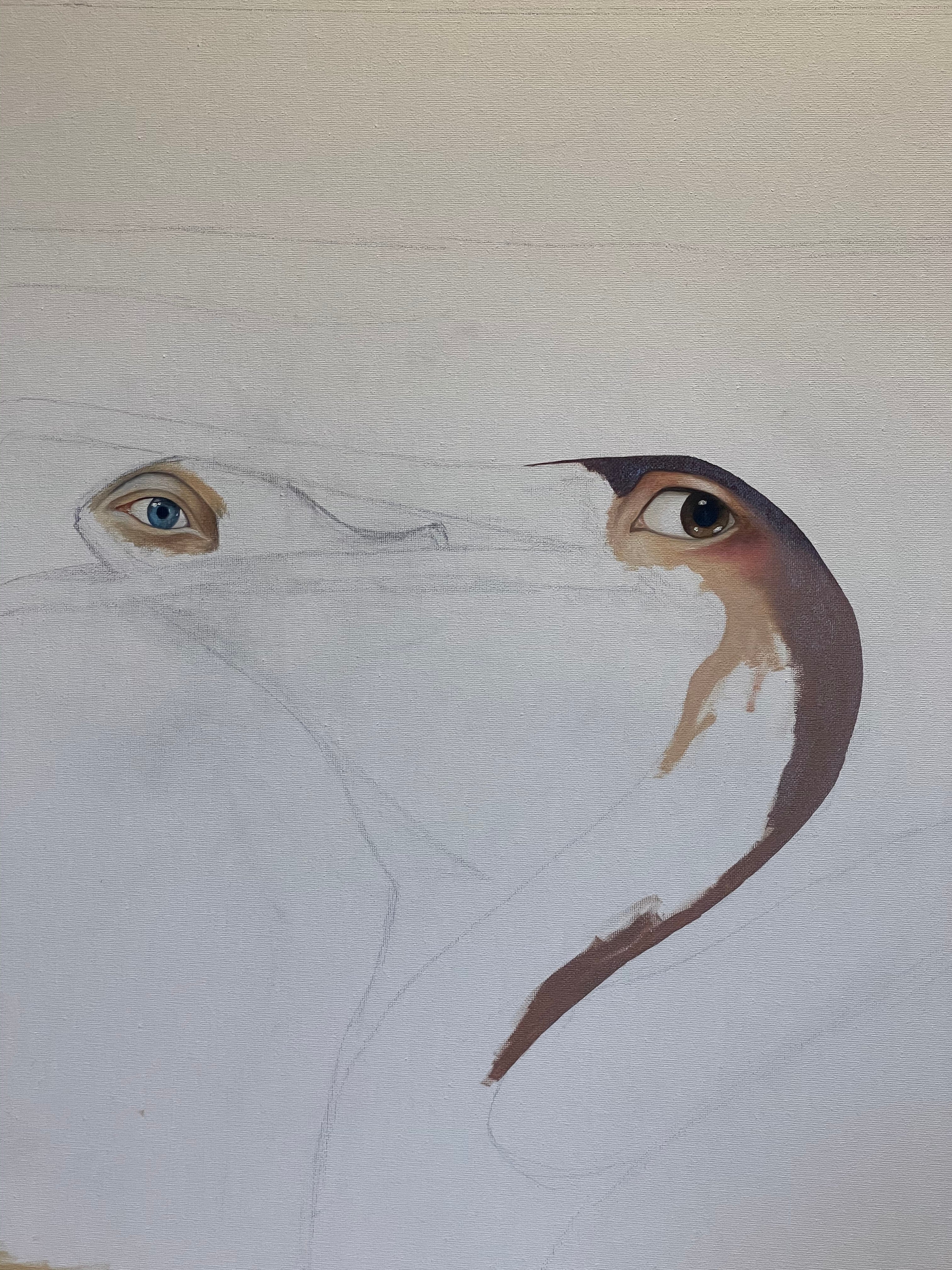"Witnesses" 120 x 180 cm