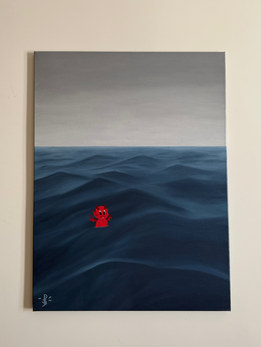 “Beware the Waters” 60 x 80 cm