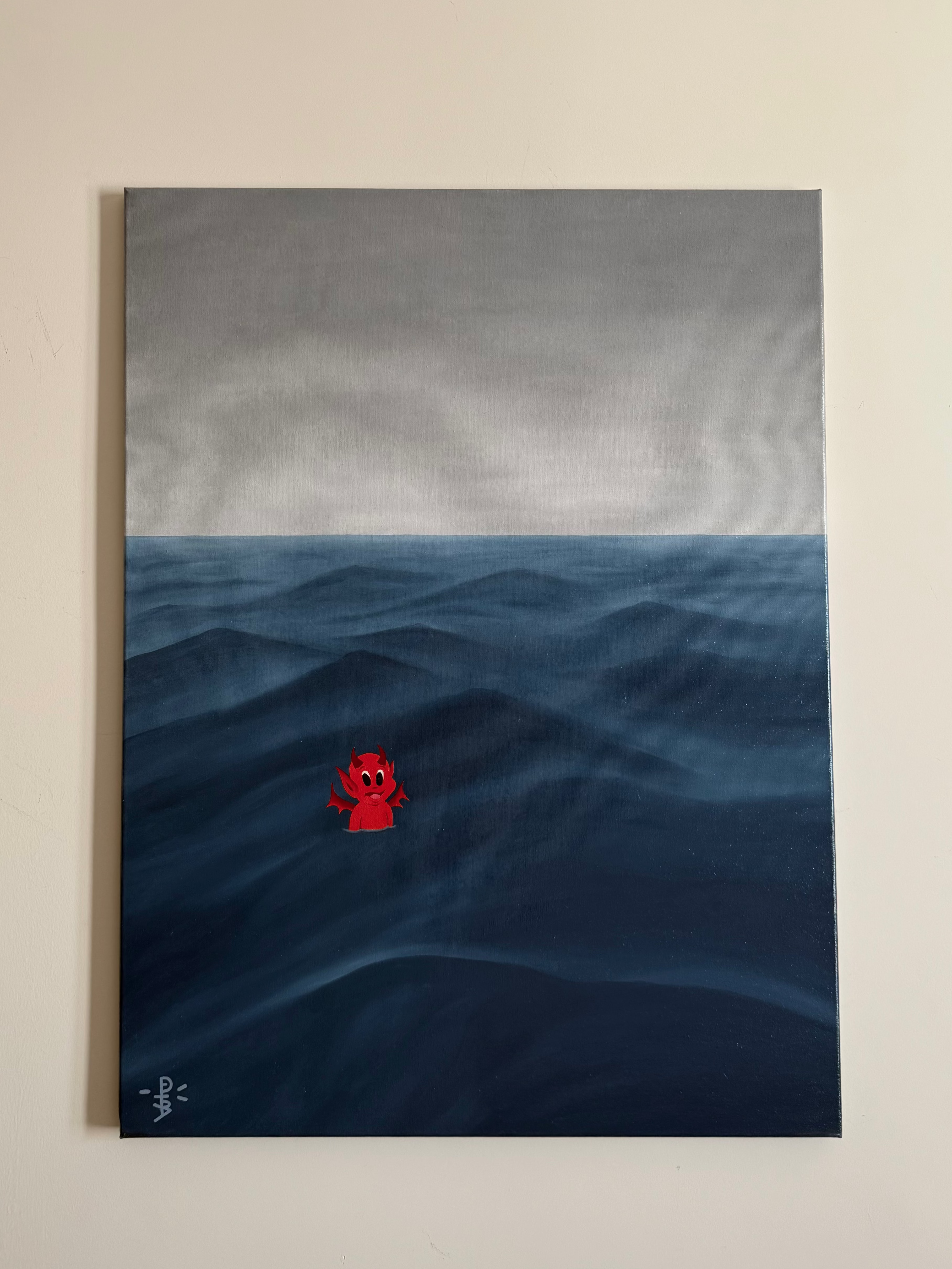 “Beware the Waters” 60 x 80 cm