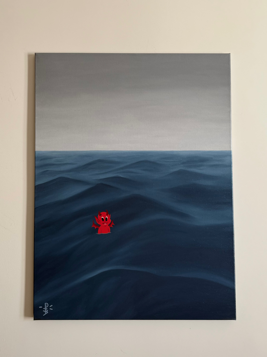 “Beware the Waters” 60 x 80 cm